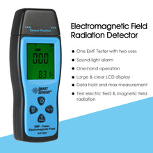 Load image into Gallery viewer, SMART SENSOR AS1392 Nuclear Radiation Detector LCD EMF Meter Electromagnetic Field Radiation Dosimeter Tester Geiger Counter
