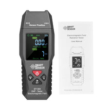Load image into Gallery viewer, ST1393 Digital Electromagnetic Field Radiation Detector Magnetic Field Electric Field Strength Tester Handheld LCD EMF Meter
