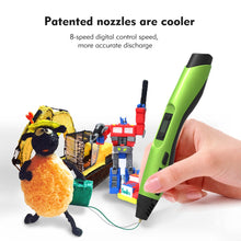 Load image into Gallery viewer, SUNLU SL-300 3D Pen DIY 3D Printing Pen For Hand Made Gift Support PLA Filament ABS Filament 1.75mm For Special Craft And Gifts
