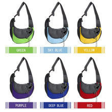 Load image into Gallery viewer, SUPREPET Puppy Cat Dog Carrier Small Dog Mesh Carrier Travel Outside Breathable Dog Carrier Bag Single Shoulder Bag Backpack Bag
