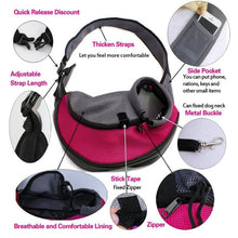 Load image into Gallery viewer, SUPREPET Puppy Cat Dog Carrier Small Dog Mesh Carrier Travel Outside Breathable Dog Carrier Bag Single Shoulder Bag Backpack Bag
