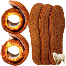Load image into Gallery viewer, Insole Winter Alpaca Wool s Soft Plush Warm Thicken Foot Thermal   for Women Men Breathable Snow Boots s Heat Pads shoe pads
