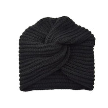 Load image into Gallery viewer, Fashion Accessories Twist Knitted Turban Hat Cross Wrap Head Warm Wool Turban Cap Bonnet Design Women's Headwear Girls
