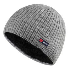 Load image into Gallery viewer, Autumn and winter thick wool blended knitted men's and women's hats are suitable for windproof and warm outdoor wear in winter
