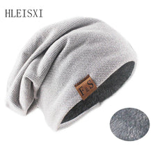 Load image into Gallery viewer, Fashion Bonnet Hat For Men And Women Autumn Knitted Solid Color Skullies Beanies Spring Casual Soft Turban Hats Hip Hop Beanie
