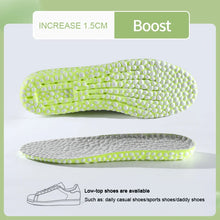 Load image into Gallery viewer, Insole 1Pair Boost Height Increase s s Men Women Soft Comfort Running Sports  for Feet 1.5/2.5/3.5cm Growing  Pads shoe pads
