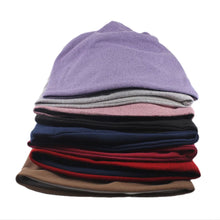 Load image into Gallery viewer, Top Fashion Winter Adult Men Women Warm Beanies Skullies Casual Hip Hop Solid Soft Outdoor Hat Girls Colorful Beanie Plush Hats
