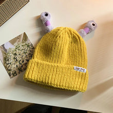 Load image into Gallery viewer, Cute Cartoon Quirky Light-emitting Tentacle Knitted Hat Parent-child Models Warm Wool Cap Eyes Light-emitting Beanie Monster Hat
