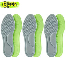 Load image into Gallery viewer, Insole 10pcs Unisex Memory Foam Orthopedic s Deodorizing  s Sports Absorbs Sweat Soft Antibacterial  Accessories shoe pads
