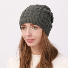 Load image into Gallery viewer, Vintage Thick Knit Beanies Cap Hat Ear Protect Soft Knitted Cap Hat Dual-purpose Warm Cap Autumn Winter
