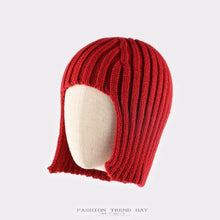 Load image into Gallery viewer, New Ear Protection Winter Beanie Hat Warm Solid Color Headwrap Hat Breathable Overhead Cap Autumn Winter
