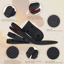 Load image into Gallery viewer, 1pair Height Increase Insole With Air Cushion Adjustable 9cm/3.54inch Max Height Comfortable Lightweight Invisible Lift
