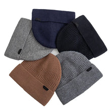 Load image into Gallery viewer, New Unisex Winter Hat Fur Lined Warm Dandy Cap Stylish Soft Beanie Hats For Men Women Thicken Ski Sports Knitted Hat
