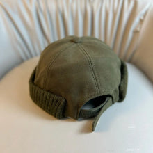 Load image into Gallery viewer, Autumn and winter melon leather hat Korean version ins brimless sailor hat men casual street yuppie hat landlord hat women trend
