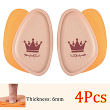 Load image into Gallery viewer, Insole 4pcs Women Forefoot Pad High Heels Non-slip Pain Relief Insert Half s Round Toe Cushion Foot Care Sole  Pads s shoe pads
