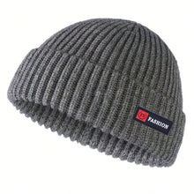 Load image into Gallery viewer, 1pc Men Beanies Skullcap Street Style Hip Hop Brimless Baggy Melon Cap Cuff Fisherman Beanies Hats Winter Warm Knitted Bonnet
