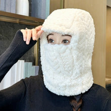 Load image into Gallery viewer, New Warm Scarf Mask Integrated Hat Windproof Coldproof Pullover Cap Polar Fleece Ear Protection Hat for Outdoor Cycling Skiing
