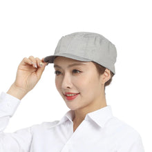 Load image into Gallery viewer, Comfortable Breathable Top Mesh Work Hat Washable Dust-proof Chef Hat Durable Cooking Hygienic Cap Food Processing
