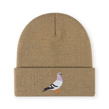 Load image into Gallery viewer, 1pc'pigeon' Embroidered Beanie Soft Stretchy Lightweight Winter Hat for Men &amp; Women, Outdoor Hip Hop Fashion
