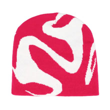 Load image into Gallery viewer, Pullover Design Knitting Beanies Fashion Trend Outdoor Warm Jacquard Hats Neutral Knitted Vintage Style Knitted Hat
