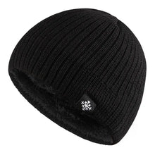 Load image into Gallery viewer, Autumn and winter thick wool blended knitted men's and women's hats are suitable for windproof and warm outdoor wear in winter

