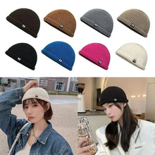 Load image into Gallery viewer, Soft Knitted Hat Windproof Hip Hop Hat Autumn Winter Hat Ear Protection Cold Cap Pullover Hat Outdoor
