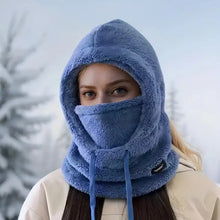 Load image into Gallery viewer, YANBIGUO 1 Pc Warm Balaclava for Women&amp;Men,Winter Hats Sherpa Hood Ski Face Cover,Windproof Furry,Adjustable Hood Cap Scarf

