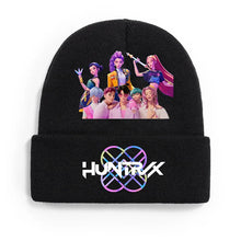 Load image into Gallery viewer, KPop Demon Hunters Winter Cold Hat Knitted Hat Cartoon Anime Warm Fashion Accessories Children's Birthday Christmas Cute Gift
