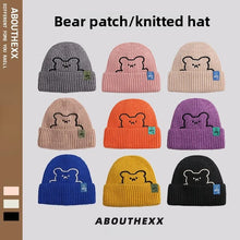 Load image into Gallery viewer, 1pc Winter Warm Beanie Hats for Women Winter Knitted Beanie Hat with Cute Cat Warm Crochet Cap Trendy Slouchy Ski Caps for Women
