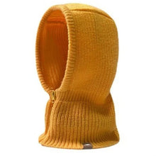 Load image into Gallery viewer, Pullover Snood Thickened Wool Knit Hood Hat Warm with Zipper Neck Warmer Ear Protection One-Piece Design Snow Beanie Cap Unisex
