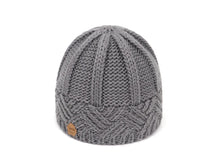 Load image into Gallery viewer, Autumn and Winter Knitted Hat with Retro Style Diamond Grid Knitted Yarn, Men's and Women's Fashion Hats
