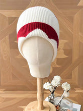 Load image into Gallery viewer, 100% Cashmere  Knitted Beanies Patchwork Color Trawler Women Men Autumn Winter Hat Soft Warm Fisherman Hair Bonnet Premium
