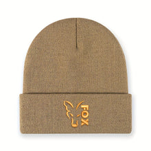 Load image into Gallery viewer, 1pc'FOX' Embroidered Beanie Soft Stretchy Lightweight Winter Hat for Men &amp; Women, Outdoor Hip Hop Fashion, Casual Headwear
