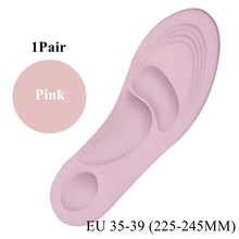 Load image into Gallery viewer, Insole 4D Memory Foam Sport s Plantar Fasciitis Arch Support  Inserts Sneakers Cushioning Anti-slip Template  Men Women shoe pads

