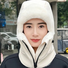 Load image into Gallery viewer, New Warm Scarf Mask Integrated Hat Coldproof Breathable Helmet Cap Waterproof Windproof Beanie Hat for Outdoor Cycling Skiing
