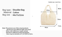 Load image into Gallery viewer, Summer Pleated Cloud Bag Female Candy Color Large Capacity Shoulder Bag Handbags Shopping Girls Pouch Tote Bolsas
