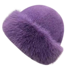 Load image into Gallery viewer, Fashion Headwear Fluffy Fur Winter Hat Solid Color Thicken Bucket Hat Cold Windproof Fisherman Hat for Women Girls
