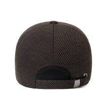Load image into Gallery viewer, Mens Winter Baseball Cap with Ear Flaps, Baseball Winter Hats with Ear Flaps for Men Outdoor Walk Running  Adjustable Size
