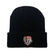 Load image into Gallery viewer, Oohmy Winter Beanie Cuffed Knit Warm Hat for Men Women Youth Boys Girls American Flag Outdoor Ski Sports Hiking Caps
