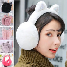 Load image into Gallery viewer, Cute Rabbit Design Animal Ear Earflap Hat Frog Animal Style Foldable Design Warm Ear Muffs Thickened Korean Style Beanie Cap
