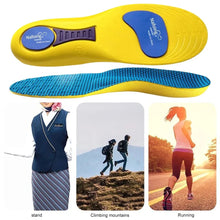 Load image into Gallery viewer, Insole Shock Absorption Deodorant Breathable Cushion Running s for Feet Man Women Orthopedic s shoe pads
