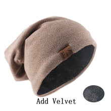 Load image into Gallery viewer, Fashion Bonnet Hat For Men And Women Autumn Knitted Solid Color Skullies Beanies Spring Casual Soft Turban Hats Hip Hop Beanie
