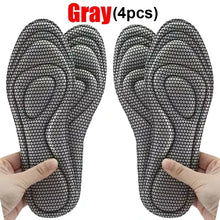 Load image into Gallery viewer, Insole 6/2pcs Memory Foam Orthopedic s s Men Women Nano Antibacterial Deodorization  Sweat Absorption Running Cushion shoe pads
