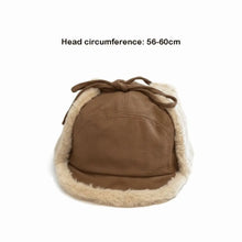 Load image into Gallery viewer, Trendy Faux Fur Winter Hat Thick Warm Earflaps Hat Lamb Wool Russian Hat Winter Season for Men and Women
