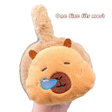 Load image into Gallery viewer, New Capybara Ear Warm Earmuffs Windproof Winter Earflaps Cartoon Soft Ear Cap
