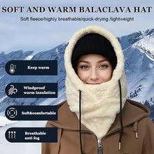Load image into Gallery viewer, Warm Thermal Windproof Balaclava Ski Hood Motorcycle Face Cover Polar Fleece Adjustable Cycling Neck Cover Full Face Mask Winter
