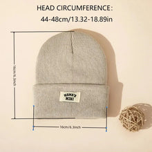 Load image into Gallery viewer, 1pc Solid Color Unisex Beanie Hat,Versatile Outdoor Autumn and Winter Casual Warm Cap,Suitable for Winter Christmas,Sking
