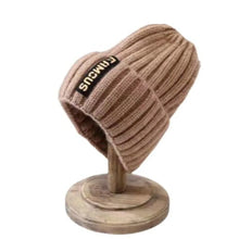 Load image into Gallery viewer, New Long Label Knit Beanie Soft Sun Protection Winter Hat Solid Color Crochet Design Crochet Hat Winter Season
