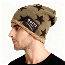 Load image into Gallery viewer, New Fashion Autumn Men Warm Beanies Skullies Casual Outdoor Snow Hat Women Thick Outdoor Star Beanie Sport Hats Knit Unisex Hats
