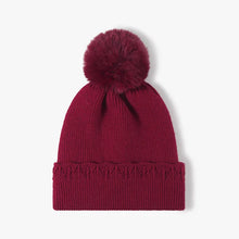 Load image into Gallery viewer, Winter Warm Fleece Womens Knitted Beanie Hat with Pom,outdoor Warm Skull Cap Skull Hat for Women,suitbale for Daliywear,skiing

